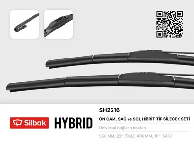 SİLBAK SH2216 Silecek Takım Hyundaı Accent 550/400 