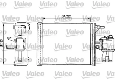 ZENON FI2603 Kalorıfer Radyatörü  F Uno 70 S/Sx 1 4 Ie 7614067 7614076 7753630 7754055 5943154 5955358 10787031 7669928 7619387 644860