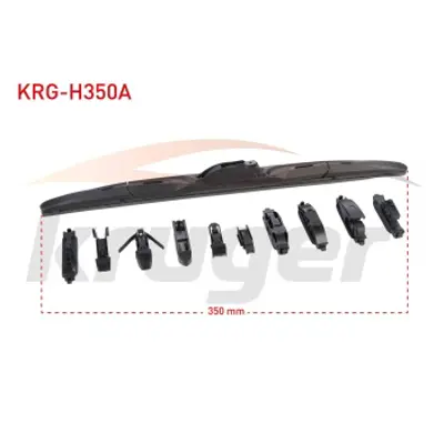 KRUGER KRG-H350A Silecek Supurgesı Hybrıd Unıversal 11 Aparatlı 350mm