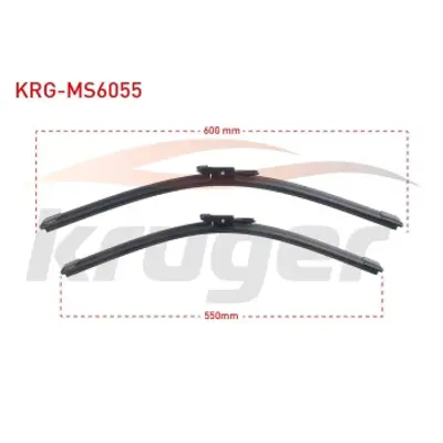 KRUGER KRG-MS6055 Arac Bazlı Silecek Seti 600-550mm Volvo S60 I / S80 I / V70 Iı / Xc70 I / Xc90 I / Xc90 Iı