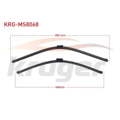 KRUGER KRG-MS8068 Arac Bazlı Silecek Seti 800-680mm Cıtroen C4 Pıcasso Iı (B78) / Cıtroen Grand C4 Pıcasso Iı (B78) / 