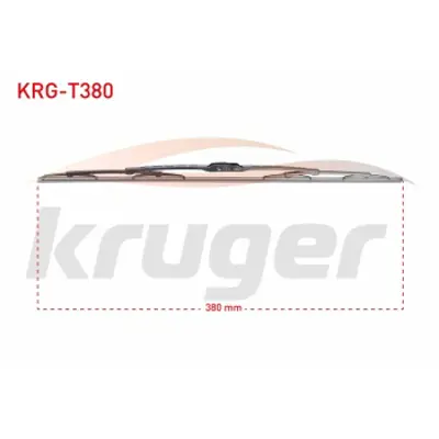 KRUGER KRG-T380 Silecek Supurgesı Tellı Grafıtlı 2 Lı Takım 380mm Unıversal