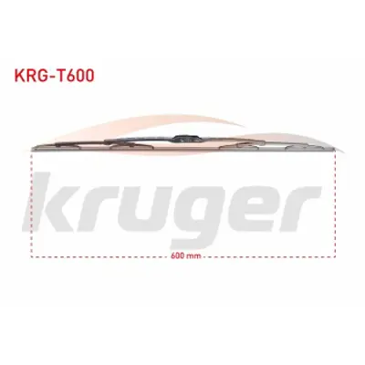 KRUGER KRG-T600 Silecek Supurgesı Tellı Grafıtlı 2 Lı Takım 600mm Unıversal