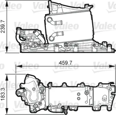 BORGWARNER 04L129711AC Turbo Sogutuculu Emme Manıfoldu ( Acık Tıp ) Arteon Passat Golf Vıı Polo Tıguan T-Roc Touran A3 Q2 L 4L129766F 4L129711R 4L129711J 4L129711 4L129711F 4L129711L 4L129711AC 4L129766