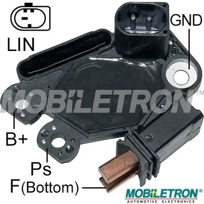 MOBILETRON VR-V8060 Alternator Konjektor 12v A4 A5 Q5 2.0 Tdı 09> A7 3.0 Tdı LR1180853