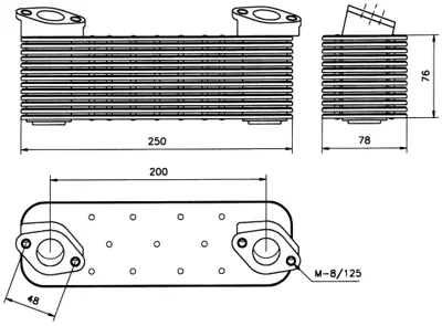 NRF 31049 Motor Yag Radyatoru 13lu Mercedes 402 442 441 447 457 La Motorlar A0021888001