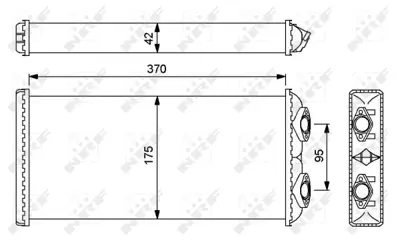 NRF 54246 Kalorıfer Radyatoru Man 19.423>94 D2866 19.463>94 19.464>98 D2876 