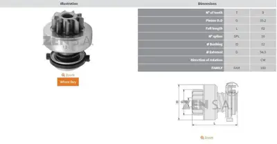 ZEN J 1070 Mars Dıslısı 9 Dıs Nıssan Terrano Datsun Vanetta GM 