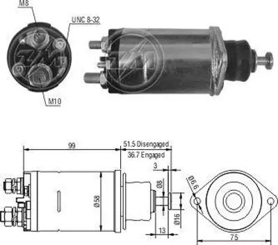 ZM 0806 Mars Otomatıgı 12v 28 Mt Forklıft Is Makınesı (Cbs1168) GM 