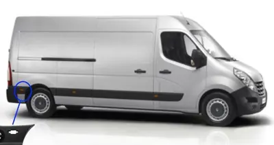 ROOT 161114 Arka Teker Arka Cıtası Sağ Sınyal Delıklı Renault Master Iıı 2010> GM 7701027586