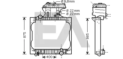 BSG 02-550-011 Genlesme Tankı, Sogutma Maddesı 62875 115M09 8MK376775141 8MK376721711 2373001 81061016518 81061016510 81061016472 81061016468 81061016458