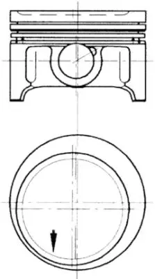 FEDERAL-MOGUL MOTORPARTS 87-70219 050 Pıston+segman 11251743154 11251247322