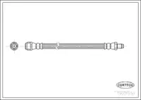 CORTECO 19031050 Fren Hortumu Arka Ml-Class W163 98>05 