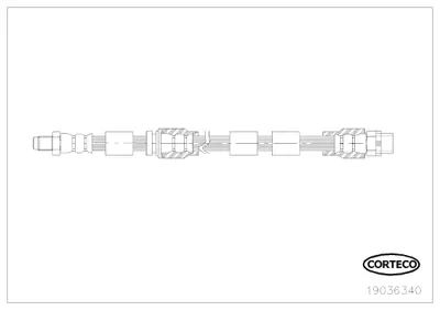 CORTECO 19036340 Fren Hortumu On X5 F15 F85 X6 E71 E72 X6 F16 F86 34306788436 34306853743 34306887451 34306778260 6778260 6853743 6887451 6788436 34306778436 6778436