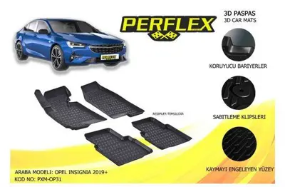 PERFLEX PXM-OP31 Paspas 3d Havuzlu X-Mat Insıgnıa 2019+ 