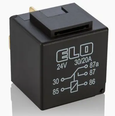 ELO 710.230.303 Mını Role 24v30 / 20a, 87 87 A Change Over 5 Fıslı GM 