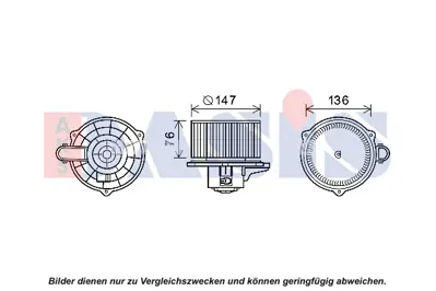 FANTECH 33216110 Kalorifer Motoru Kıa Bongo Iıı (04-) Kıa K2500-Bongo K2500 (10-) Kıa K2700 (06-) Kıa K2900 (08-) 97109 4E000