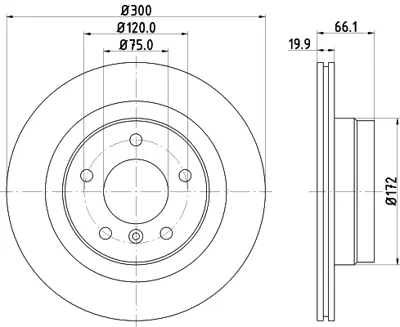 VALEO 496049 Fren Dıskı Arka (Havalı) E87 E90 E92                 34216764651 34216783754 34216855007 6855007 6764651 34216767150 34216773161 34216774692 34216792227 6792227