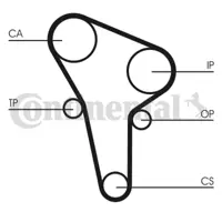 CONTINENTAL CONTITECH CT 513K1 Triger Seti 068198119