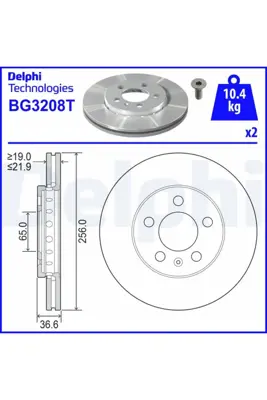 DELPHI BG3208T On Fren Aynası Greslenmıs Golf Iv 97> Golf V 03> Bora 98> Polo Iıı 94> Polo Iv 01> Fox 05> / A1 10> 