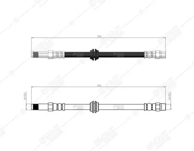 SVAC 40-0169 Arka Fren Hortumu Bmw G30 G31 G11 G12 G14 G15 G16 4410A259 4422A058 4410A026 4410A300 4410A246 400169 4000YH 381774 4000YJ 381774S1