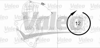 KRAFTVOLL 11010118 Mars Motoru 24 V 7.0 Kw 12 Dıs Volvo Fh 16 M9T82171AM 11127679 11127679A M009T82171 M009T82171AM M9T82171 438293 5001853801 5010235157 5010235158