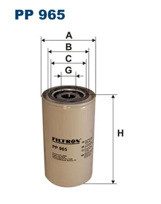 FILTRON PP 965 Yakıt Fıltresı 6019967 991215843