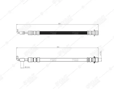 SVAC 76-0234 Fren Hortumu Arka Dıs Sol Sag Toyota Yarıs 10-> 