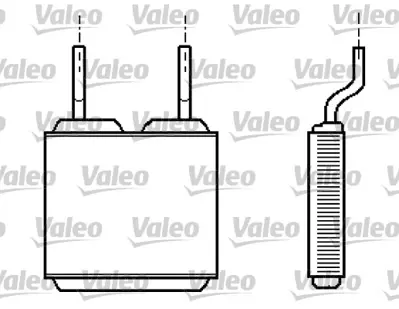 WISCO 1618020 Kalorıfer Radyatoru Corsa B 93-00-Tıgra 94-98-Combo 182x155 62459431 52463287 1618020 97178232 1806105 6072009 8FH351313021 220M14 72634 72664