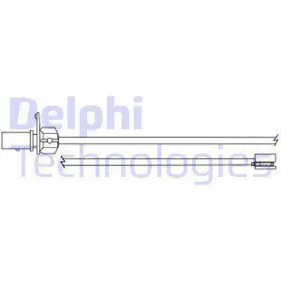 DELPHI LZ0357 Fren Ikaz Kablosu On (1 Adet) Q5 17> GM 80A615121A