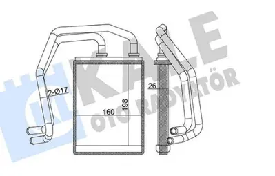 KALE 358640 Kalorıfer Radyatoru Mıtsubıshı Fuso Canter Fe85 Fe83 Fe711 Fe839 Fe859 06>12 Euro4 GM 