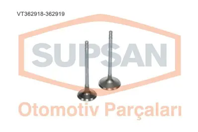 SUPSAN VT-362918-362919 Subap Takımı Xtraıl 2,0 16v 2001-2007 (Qr20de Motor) GM 