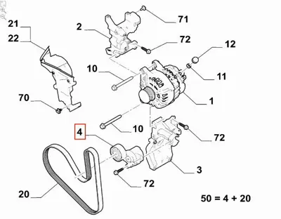 OPAR 155253564 Alternator Gergi Rulmanı 2008-208 Iı-301-308 Iı-508 Iı-Expert Iv-Partner-Rıfter-Berlıngo-C3 Iıı-C4 C GM 