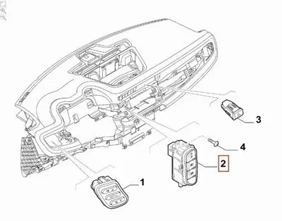 OPAR 156104715 On Arka Sıs-Kapı Kılıt Ve Lastık Basınc Sensor Dugmesı Alfa Romeo Gıulıetta 10>02 GM 