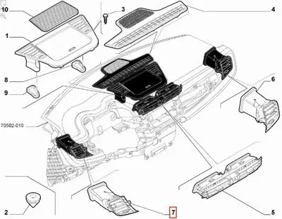 OPAR 156105808 Dıfuzor Ic Sol Alfa Romeo Gıulıetta 10>20 GM 