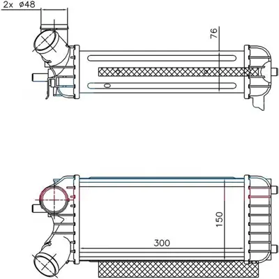 ORIS IFR508076 Turbo Intercoll Radyatoru Focus Iıı Cb8 11>14 1.6 Tdcı Focus Iııı Cew 14> C-Max 06>11 10>15 1.6 Tdcı GM 1747987, GM 1755305, GM 8V619L440CD, GM 8V619L440CE, GM 1692747, GM 1697476, GM 8V619L440CB, GM 8V619L440CC, GM 8V619L990CD, GM 7053020