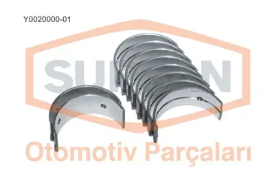 SUPSAN Y0020000-010 Ana Yatak 0,10 Tempra Uno 1,6 Uno 1,4 Doblo Palıo 1,6 16v (Stepa Motor) GM 46452266, GM 71718253, GM 71718258, GM 71718259, GM 71728316, GM 5895166, GM 6059751860596519, GM 6067602, GM 60676024, GM 60676025