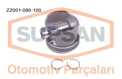 SUPSAN ZZ001-090-100 Motor Pıston+segman Connect 1.8 Tdcı 90bg Duratorq Eng. (Hcpa Hcpb P9pa P9pb P9pc P9pd R3pa Rwpe Rw GM 1436606, GM 1513923, GM 6G9Q6102AA, GM 6G9Q6102BA, GM 1455355, GM 7T1Q6102AA, GM 7T1Q6101AA