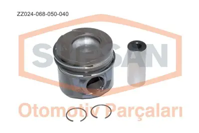 SUPSAN ZZ024-068-050-040 Motor Pıston+segman P206 P307 1.4 Hdı 8v Fıesta Fusıon 1.4 Tdcı Duratorq 8v Eng. (Dv4) 68bg 02> Ø GM 628V2, GM 1145917, GM 2S6Q6K108AA, GM 628N7, GM 628V1, GM 9641648980, GM SU00100537