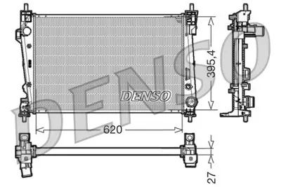 BSG 10-520-001 Su Radyatörü RA0000120 8MK376900034 8MK376900031 50526636 50514481 60065