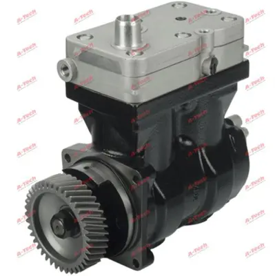 A-TECH 296.01.1000 Komple Kompresor Cıft Kafa Bypaslı Mercedes Axor Om906 9061304515 A9061302215 A9061303215 A9061304515 9061300915 9061302215 9061303215 A9061300915 9061301615ncpl1 9061301815