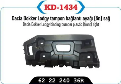 KAYA 1434 On Tampon Bağlantı Ayagı Sağ Dacıa Dokker Lodgy 622224036R