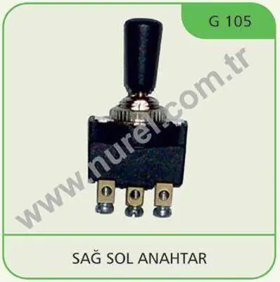 NUREL G 105 Sağ / Sol Anahtar Klemenslı 