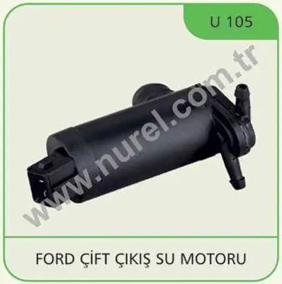 NUREL U 105 Su Fıskıye Motoru (Cıft Cıkıs-12v) - Ford Cargo 