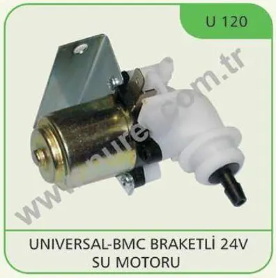 NUREL U 120 Su Fıskıye Motoru 24v - Unıversal (Braketlı) 