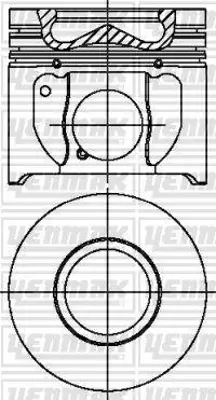 YENMAK 3768-000 Motor Pıston Segman (89,91mm) / (Std) Transıt V184 2,4tdcı Duratorg 135ps / 140ps 04 /> 40739600