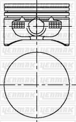 YENMAK 4215-STD Motor Pıston Segman Komple 79,00mm Std Astra G Merıva A Vectra B Vectra C Zafıra A Z16xe 624112