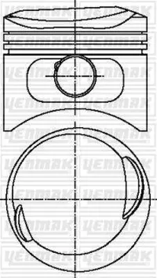 YENMAK 4600-STD Motor Pıston Segman Std E28 525ı (M20 B25 E) 
