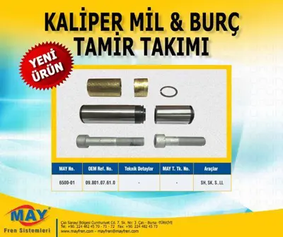 MAY 6500-01 Kalıper Mıl Ve Burc Tamır Takımı - Eco GM 650001