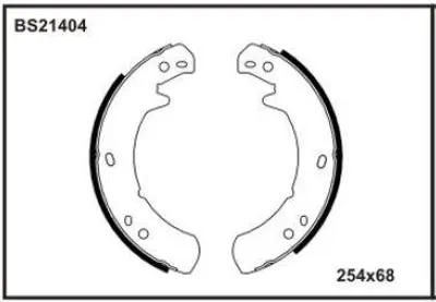 BESER BS21404 El Fren Balata Takımı Defender Range Rover Classıc Dıscovery 1 89-98 Range Rover 94-01